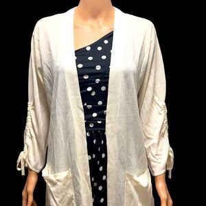 MICHAEL KORS Open Long Cardigan SMALL NWT